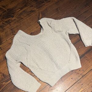 Cozy Cream Knit Sweater Women’s Small